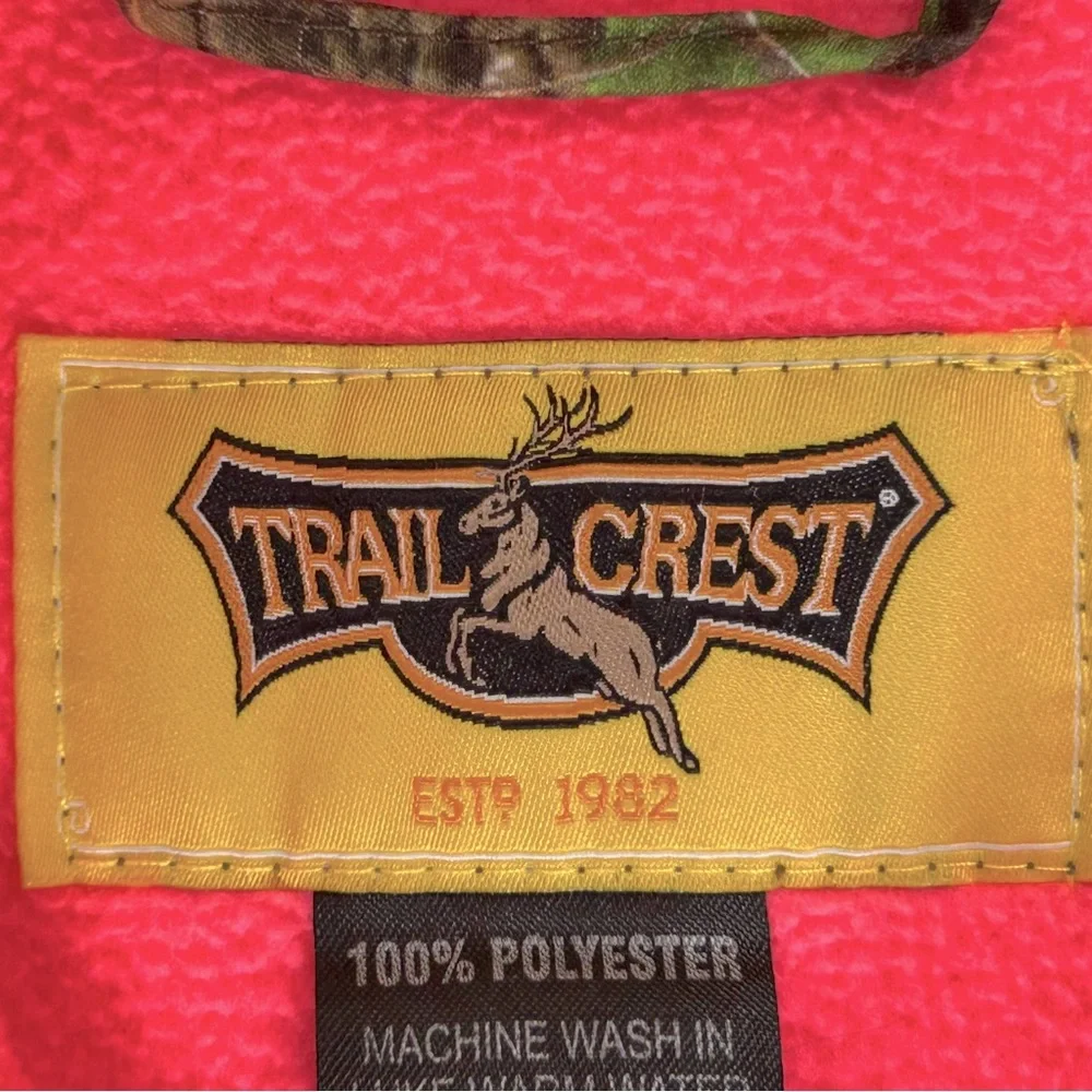 TrailQuest Fleece Full Zip Jacket Size Large Boys’